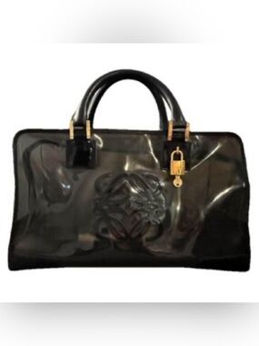 LOEWE LIMITED EDITION Amazona Vinyl Handbag Bag w/ Lock & Key + COA ✨RARE✨